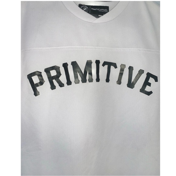 PRIMITIVE WORLDWIDE WHITE SOCCER JERSEY - Picture 5 of 5